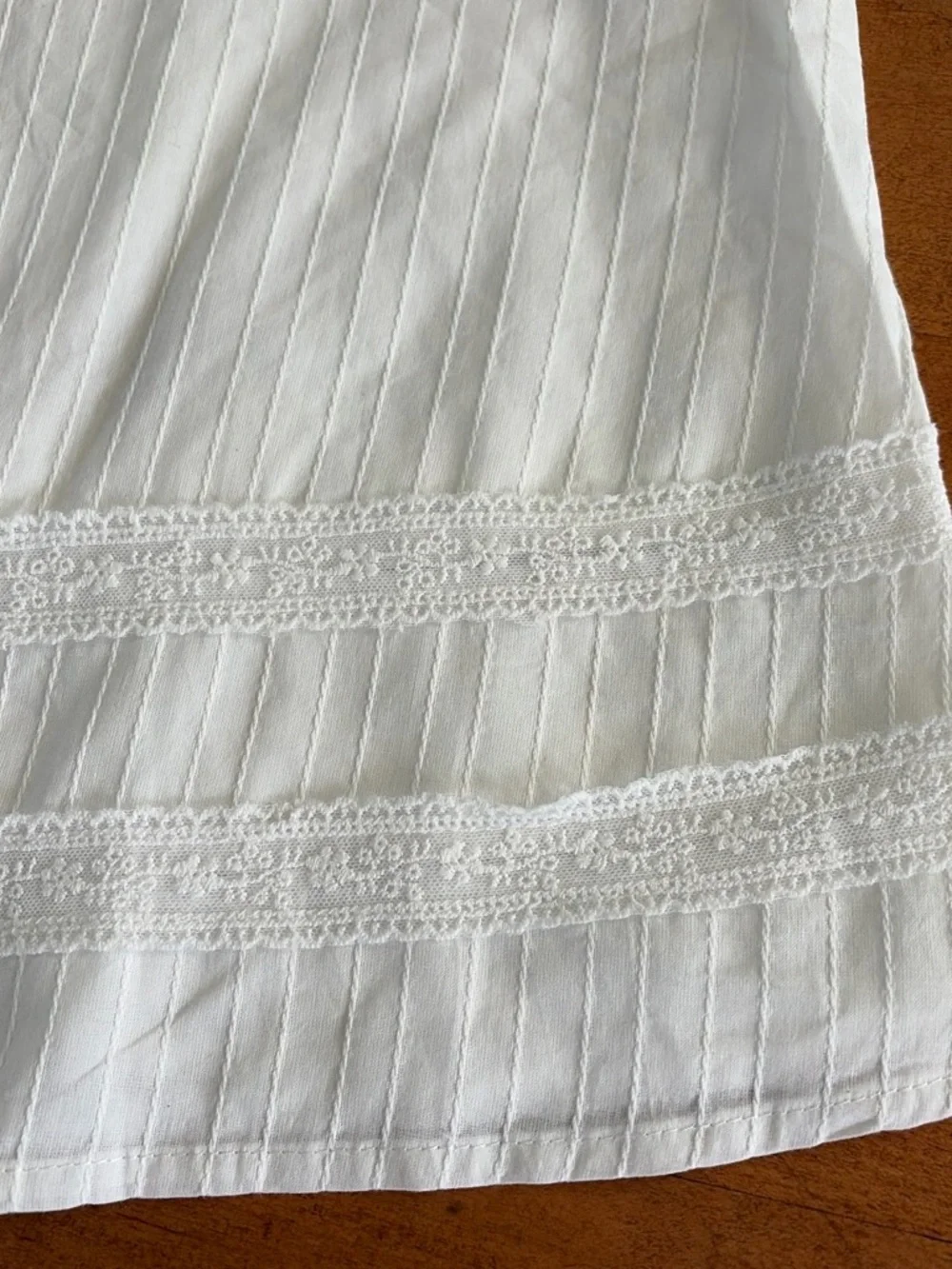 Princess Polly Alanah White Cotton Mini Dress size 12